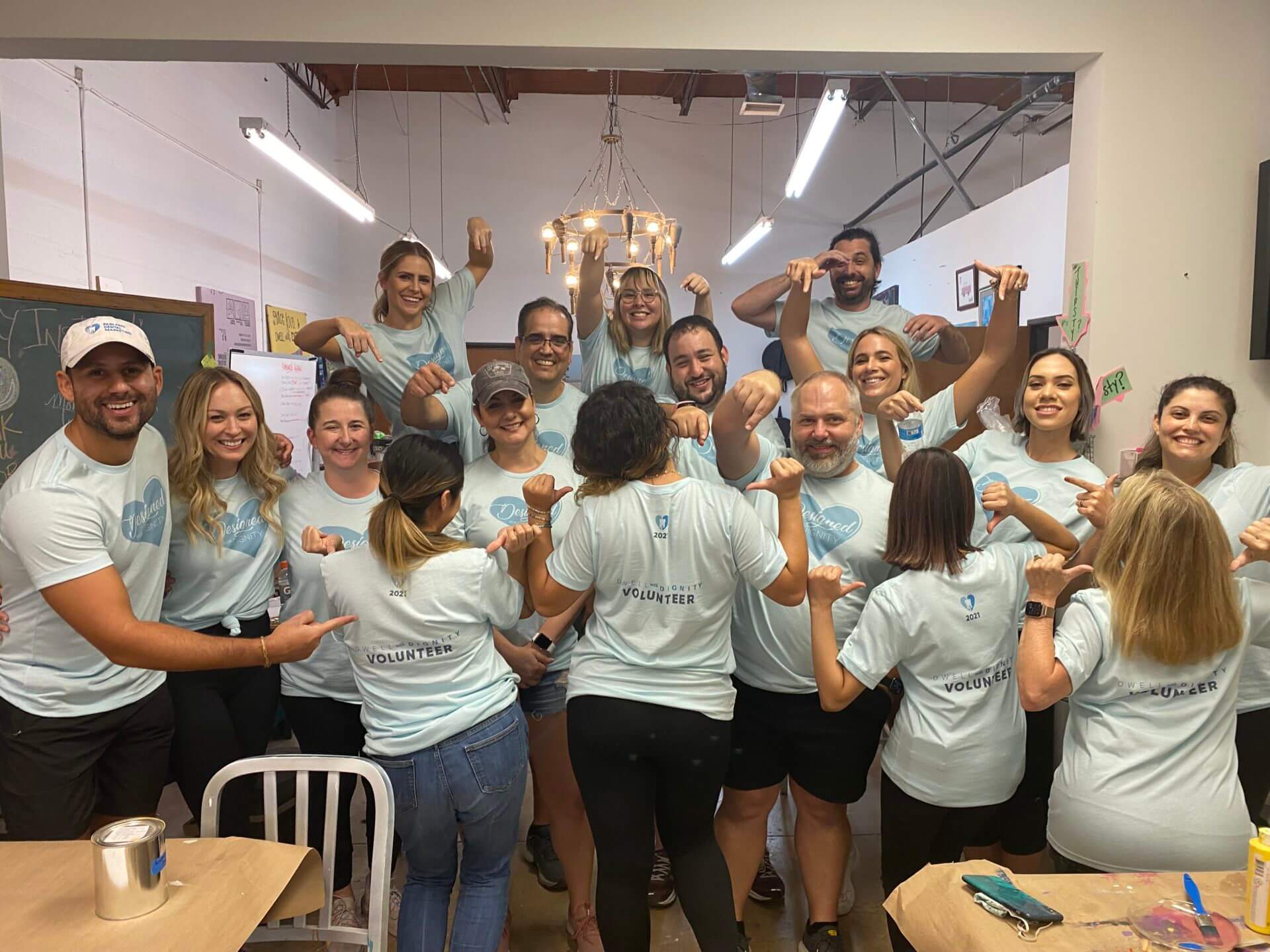 PF Dental Marketing team volunteers at Dwell with Dignity