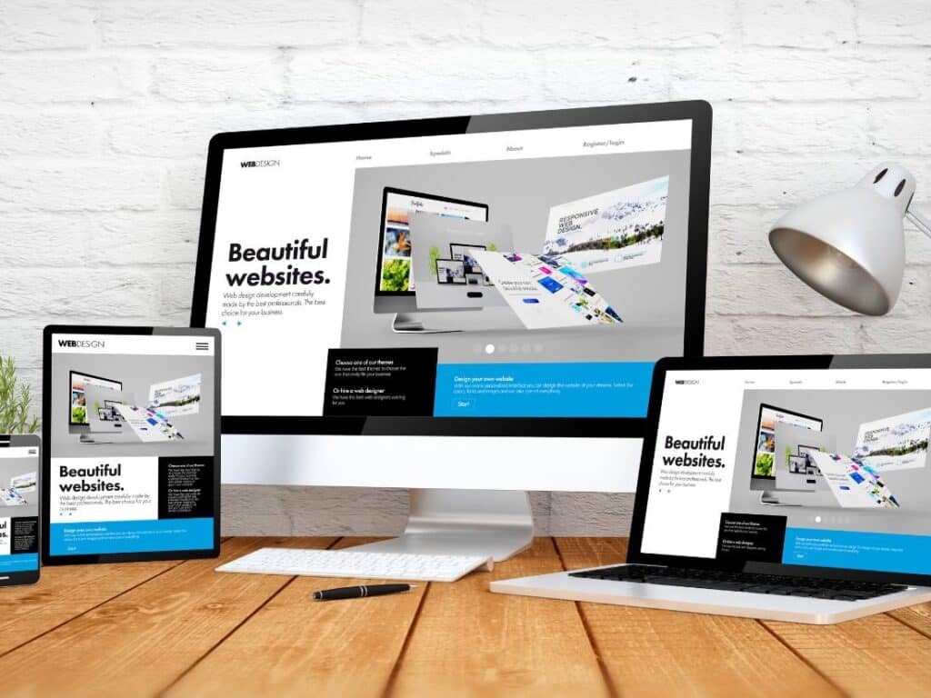 An example of a responsive website, a priority for dental website design  