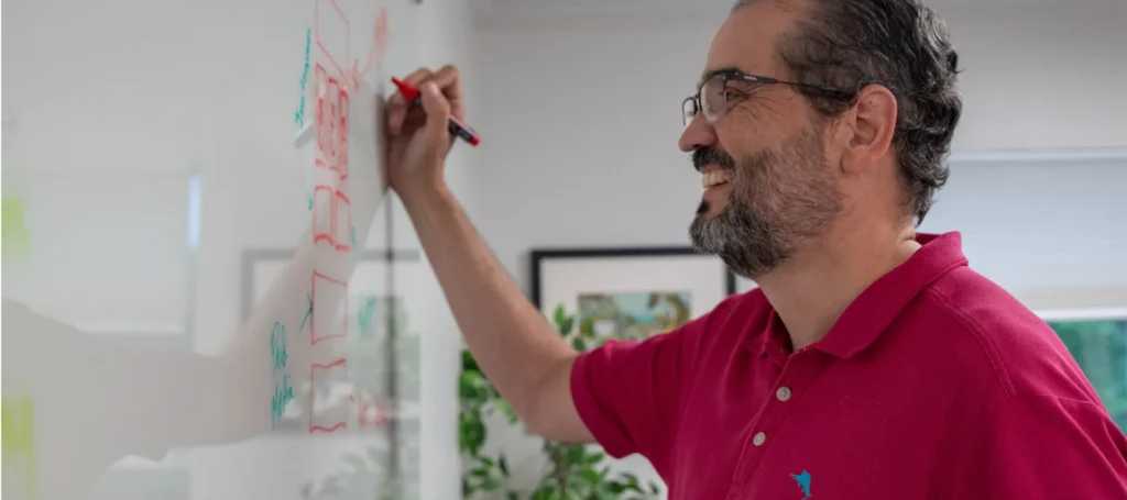 Ted strategizing for Google Business engagement